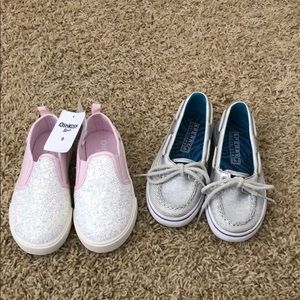 Lot of 2 Shoes- Sperry and Osh Kosh